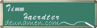 Timm Haerdter Visitenkarte